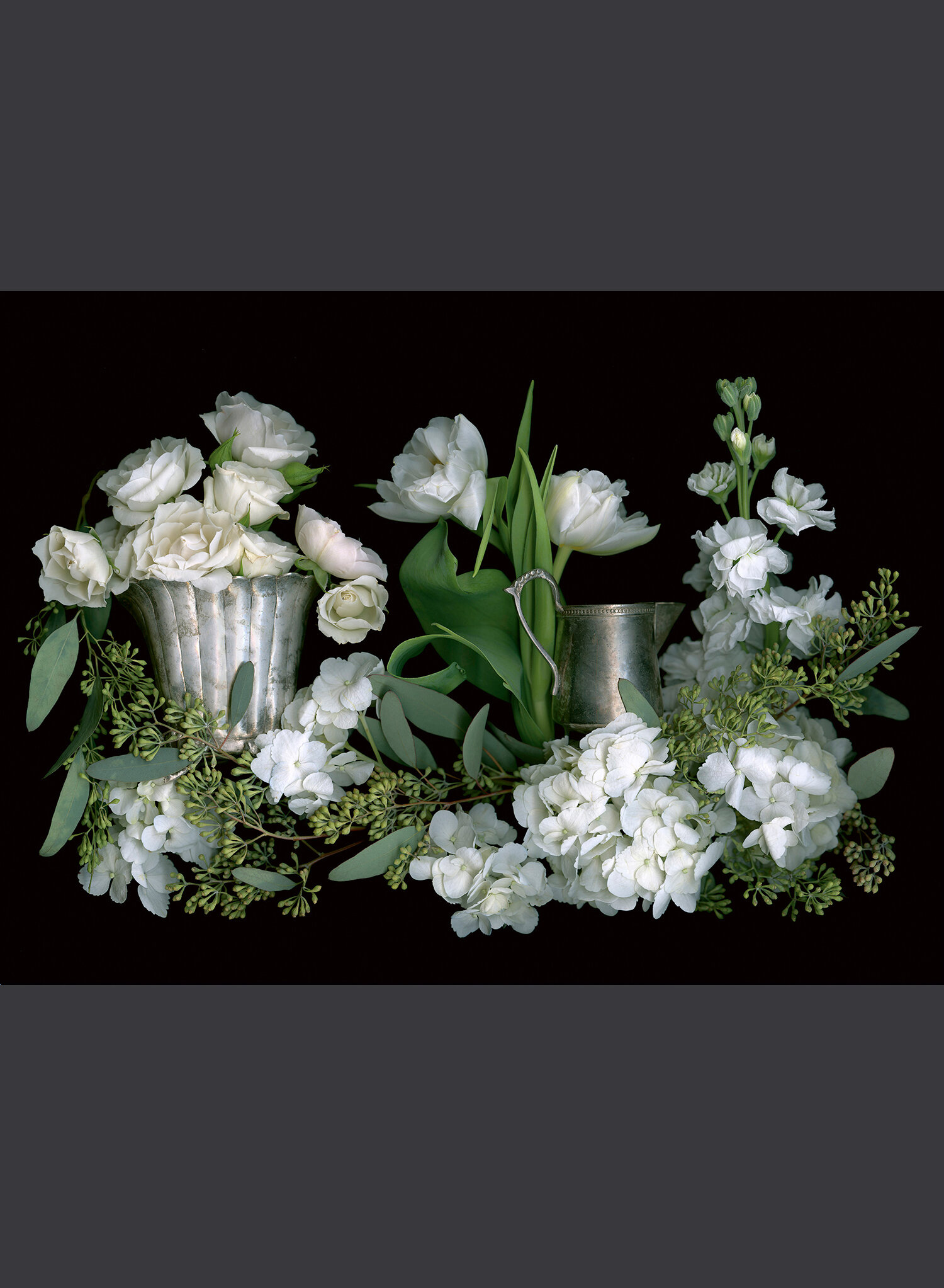 White and Silver Still Life